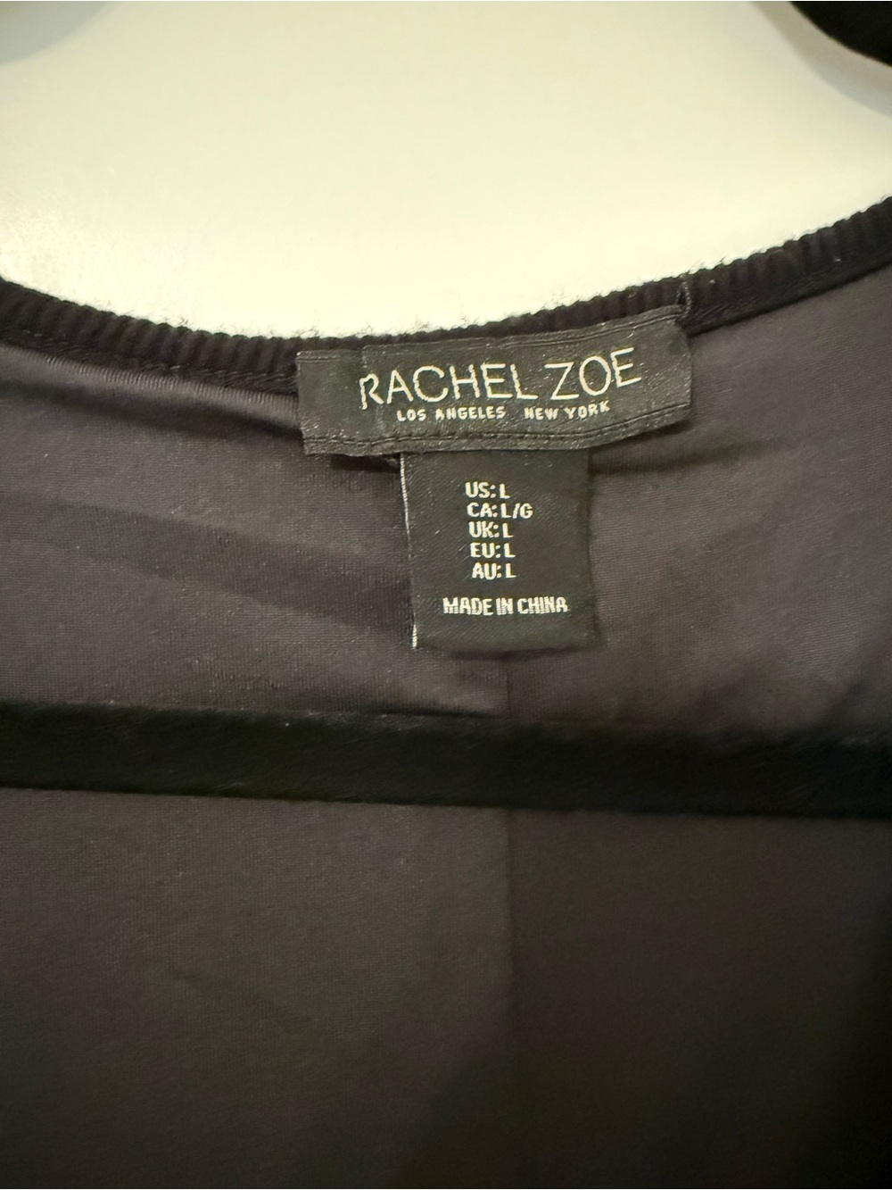 Rachel Zoe Black Scoop Neck Midi Dress - Picture 3 of 4